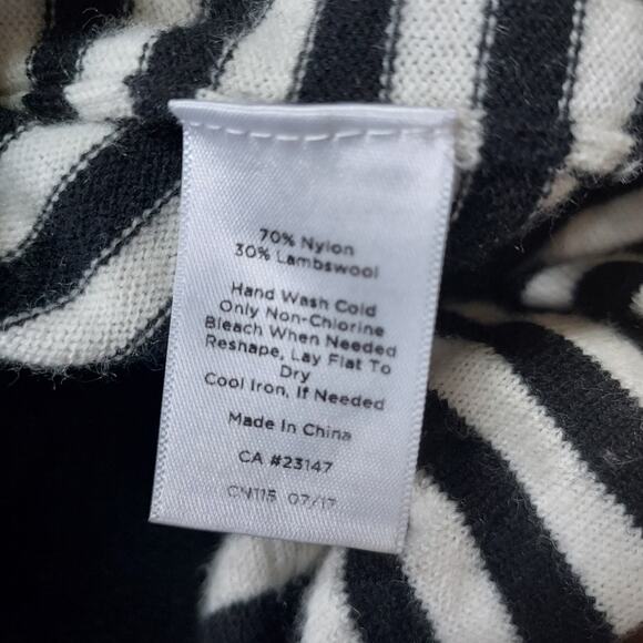 Talbots Black & White Wool Blend Size M - Picture 12 of 12